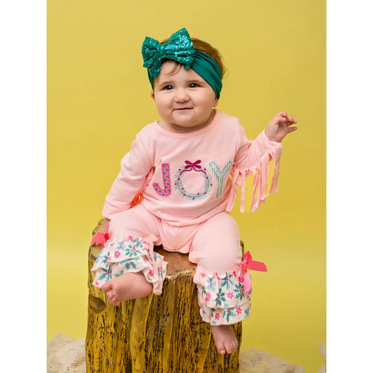 Joy Fringe Infant Romper