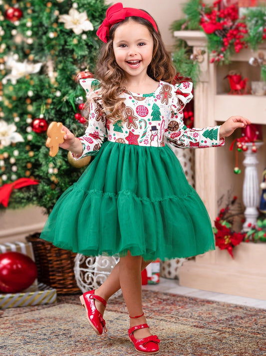 Christmas Faves Green Tutu Dress